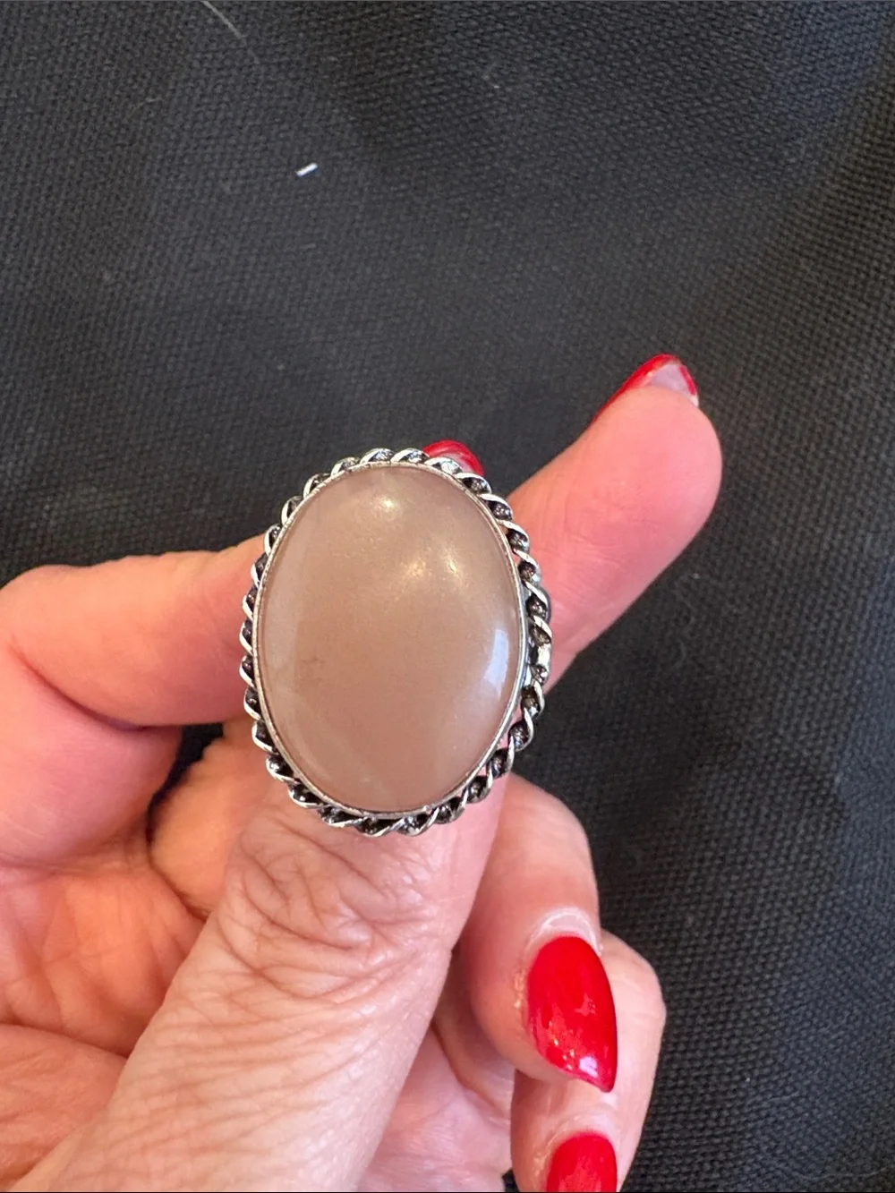 9 New Handcrafted Natural Multi-Stone Adjustable Cocktail Rings 925 Silver - Picture 2 of 13